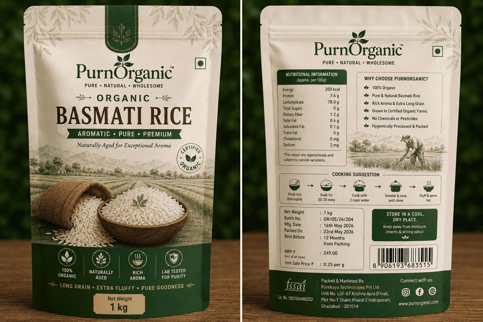 Organic Basmati Rice